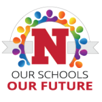 Icon with the words "Our Schools, Our Future" and the Niskayuna "N" logo