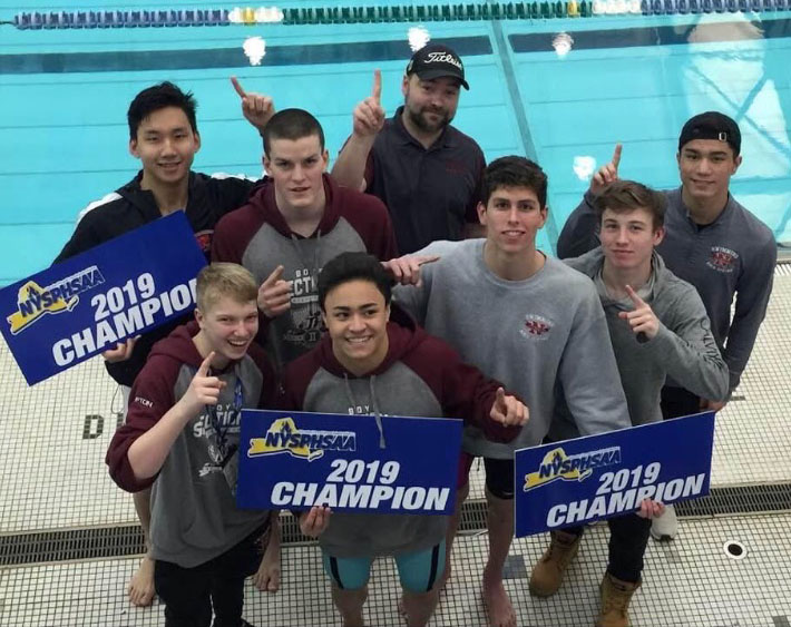 Niskayuna Boys Swimming And Diving Team Captures State Title Niskayuna Central School District