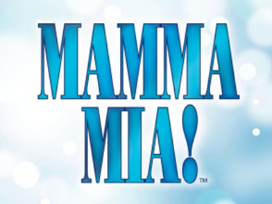 Graphic that says Mamma Mia