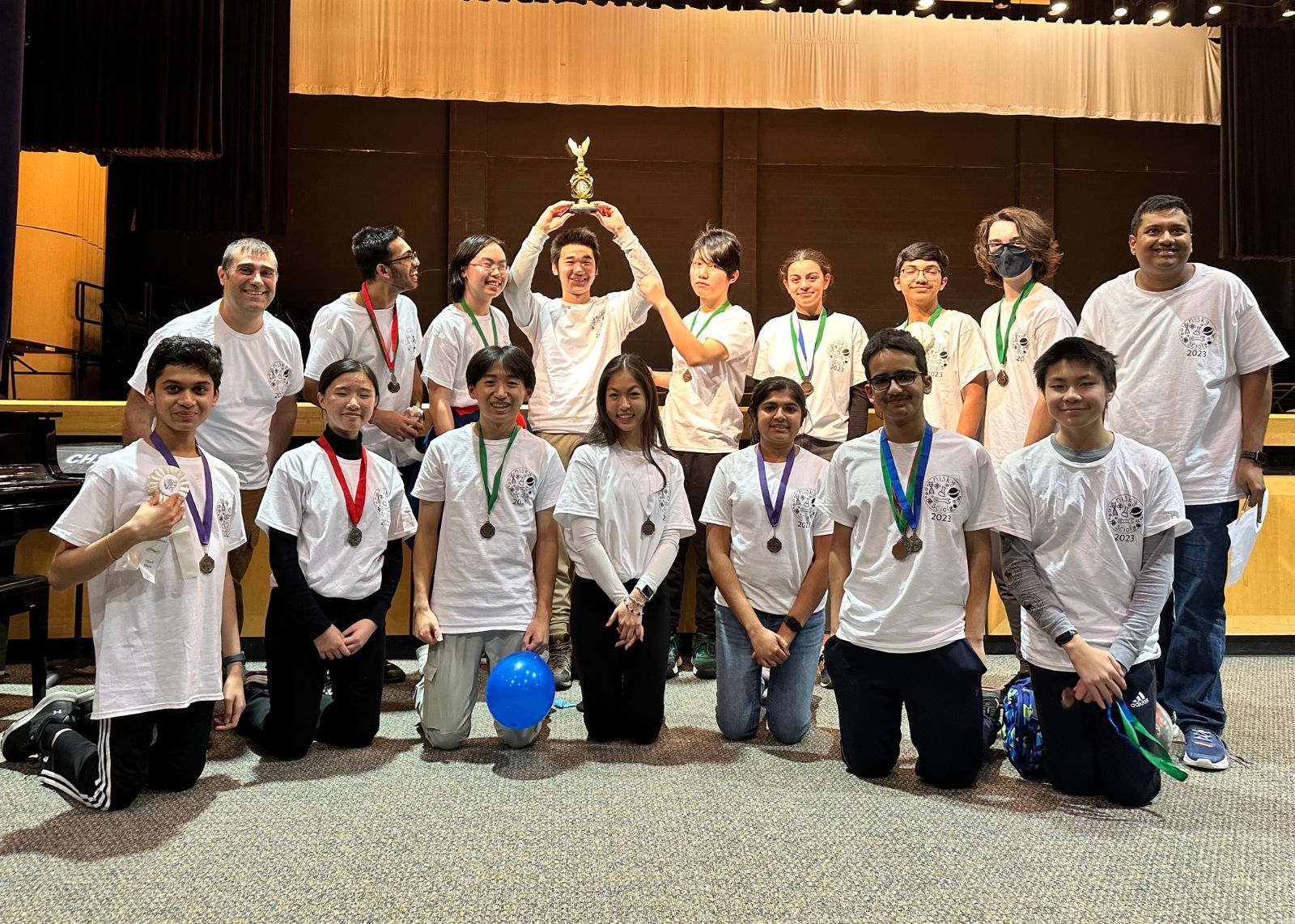 Students in Science Olympiad team