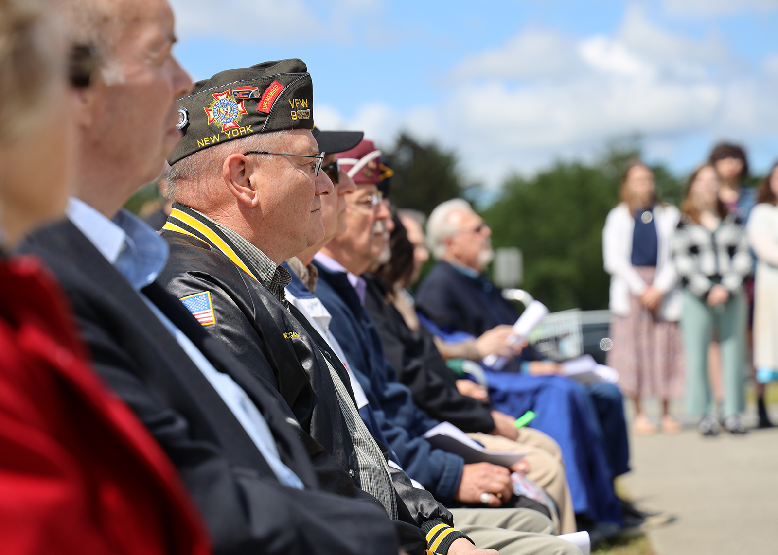 memorial day ceremony at the high school