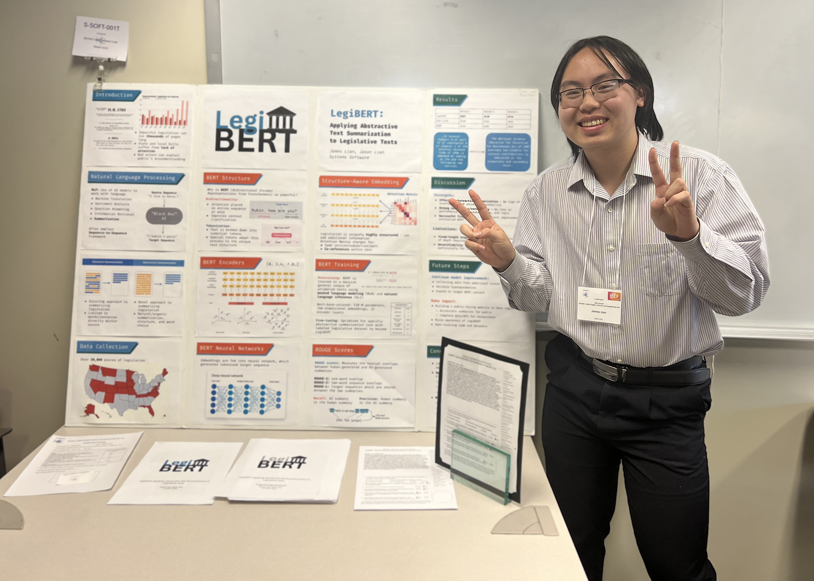 student presents their independent research at this year's Greater Capital Region Science and Engineering Fair (GCRSEF) at RPI