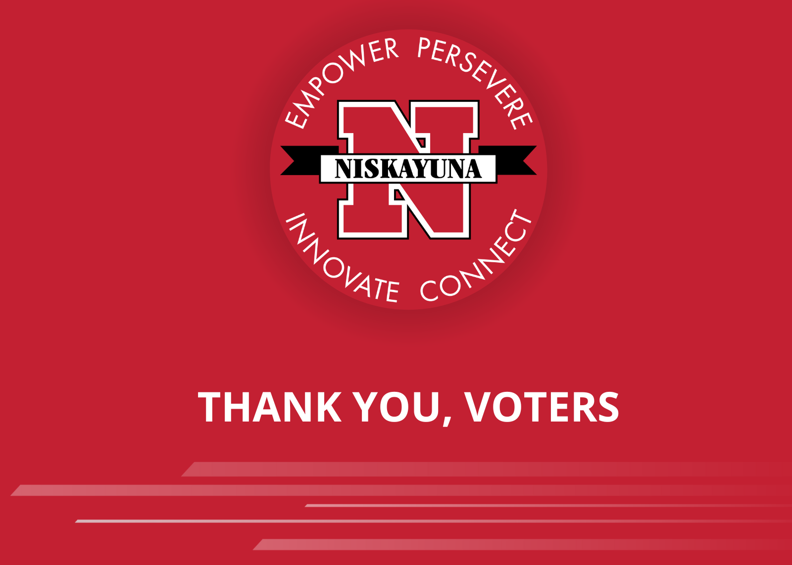 nisky logo that says thank you voters