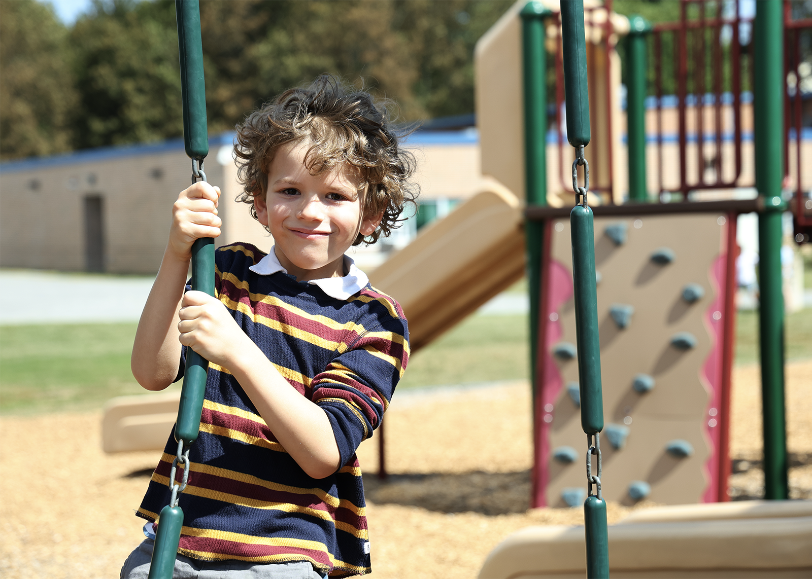 elementary student on playground