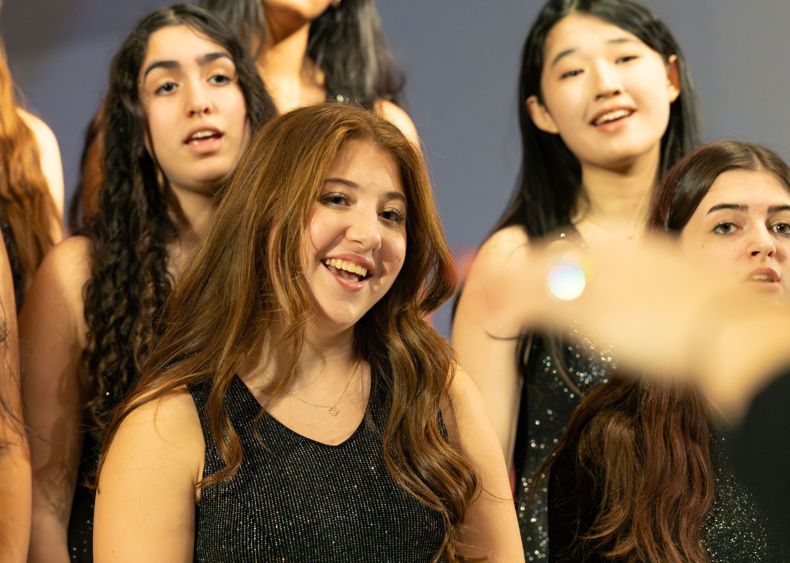 singers at holiday concert