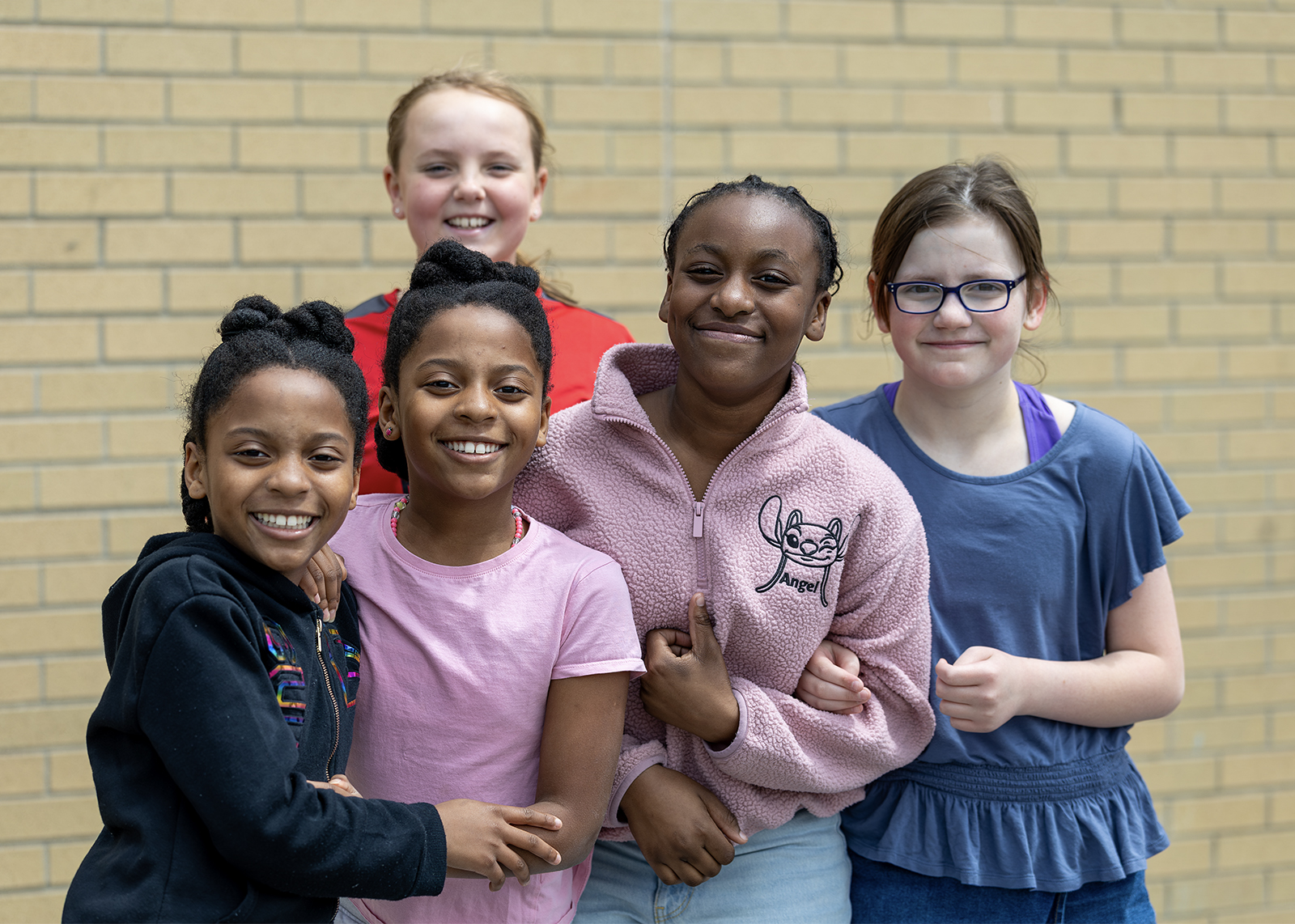 group of elementary students