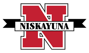 Niskayuna logo, an N with a lettered flag.