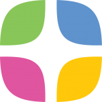ParentSquare logo, four colored corners forming a softly structured square.