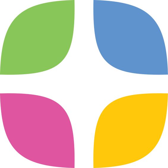 ParentSquare logo, four colored corners forming a softly structured square.