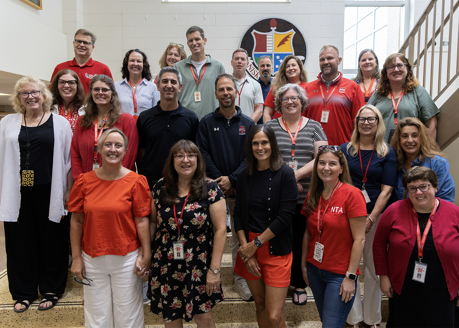 group photo of educators who have served 25 years